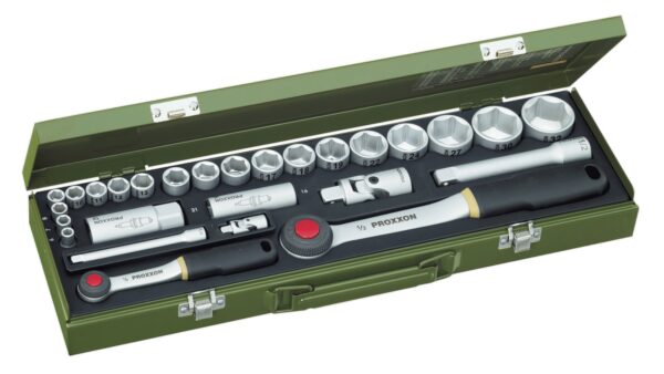 GRT. NASADNIH KLJUČEVA 1/4''+ 1/2''  6-32 mm/ 27 kom.