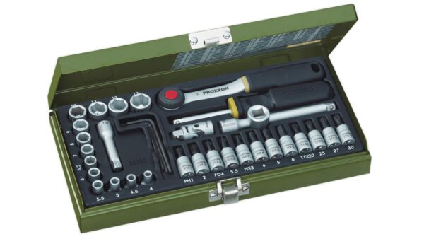GRT. NASADNIH KLJUČEVA 1/4'' 4-13 mm (36 kom.)