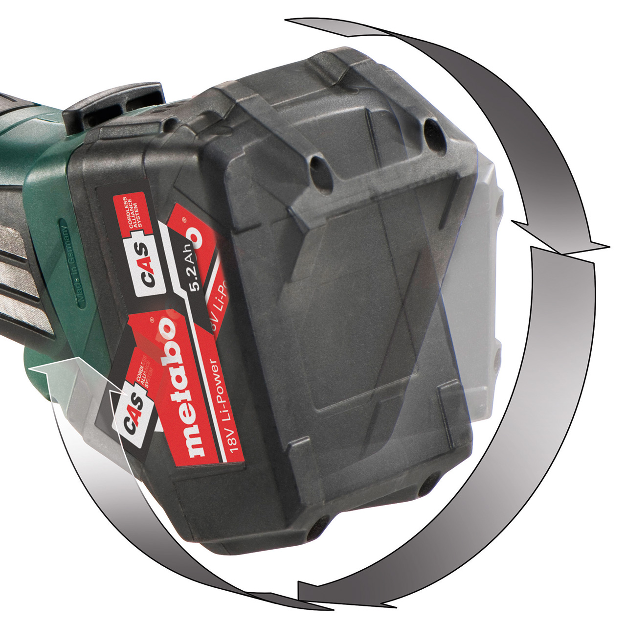 MET6.02170.890 BRUSILICA W18-LTX 115 QUICK KUTNA (bez baterija)