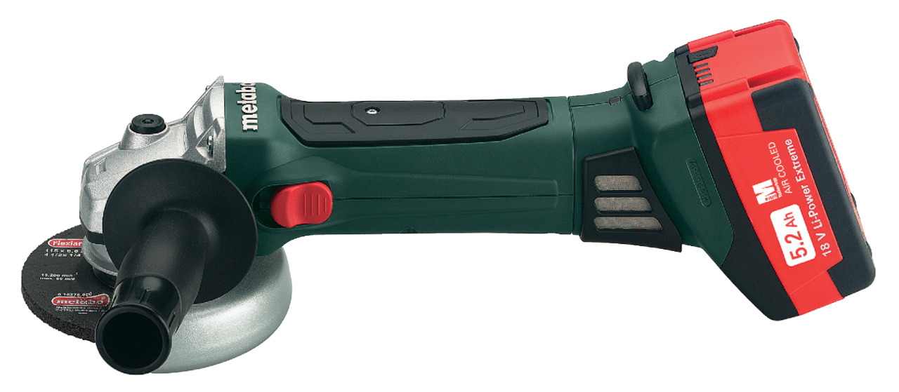 MET6.02174.650 BRUSILICA W18-LTX 125 KUTNA AKU 125mm 18V 2xAKU (5,2 Ah)