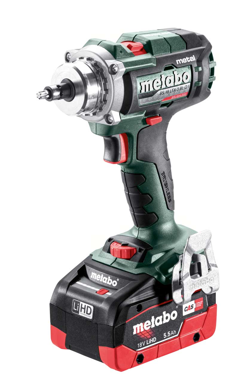 "BUŠILICA-ODVIJAČ AKU BS 18 LTX-3 BL QI METAL 18V 2X5,5AH LIHD; PUNJAČ ASC 145"