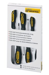 GRT. ODVIJAČA PLOSNATI 3; 4; 5,5; 6,5 mm/ KRIŽNI PH1, PH2/ 6 kom.