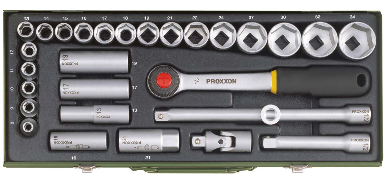 GRT. NASADNIH KLJUČEVA 1/2'' 8-34 mm/ 29 kom.