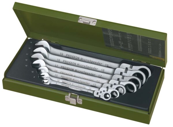 GRT. KLJUČEVA KOMBIN. ZGLOBNIH MICRO-COMBISPEEDER 8-19 mm/ 7 kom.