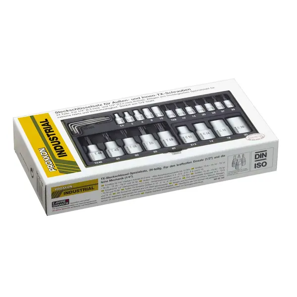GRT. NASADNIH TX KLJUČEVA 1/4''+1/2'' TX8-TX60 (24 kom.)