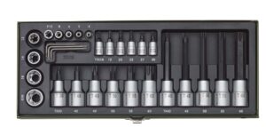 GRT. NASADNIH TX KLJUČEVA 1/4''+1/2'' TX8-TX60 (29 kom.)