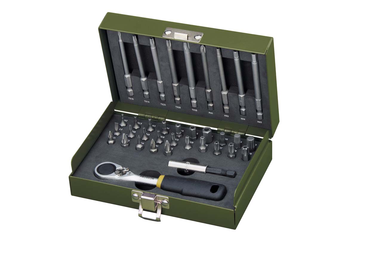 GRT. BIT NASTAVAKA SA RAČNOM 1/4'' (36 kom.)