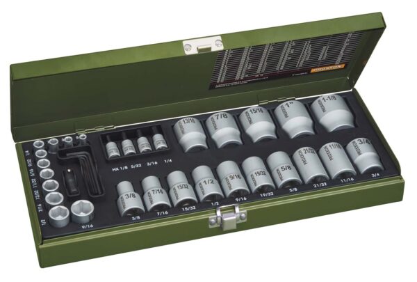 GRT. NASADNIH KLJUČEVA 1/4'' I 1/2" COLNA 5/32"-1 1/8"-36 dj.