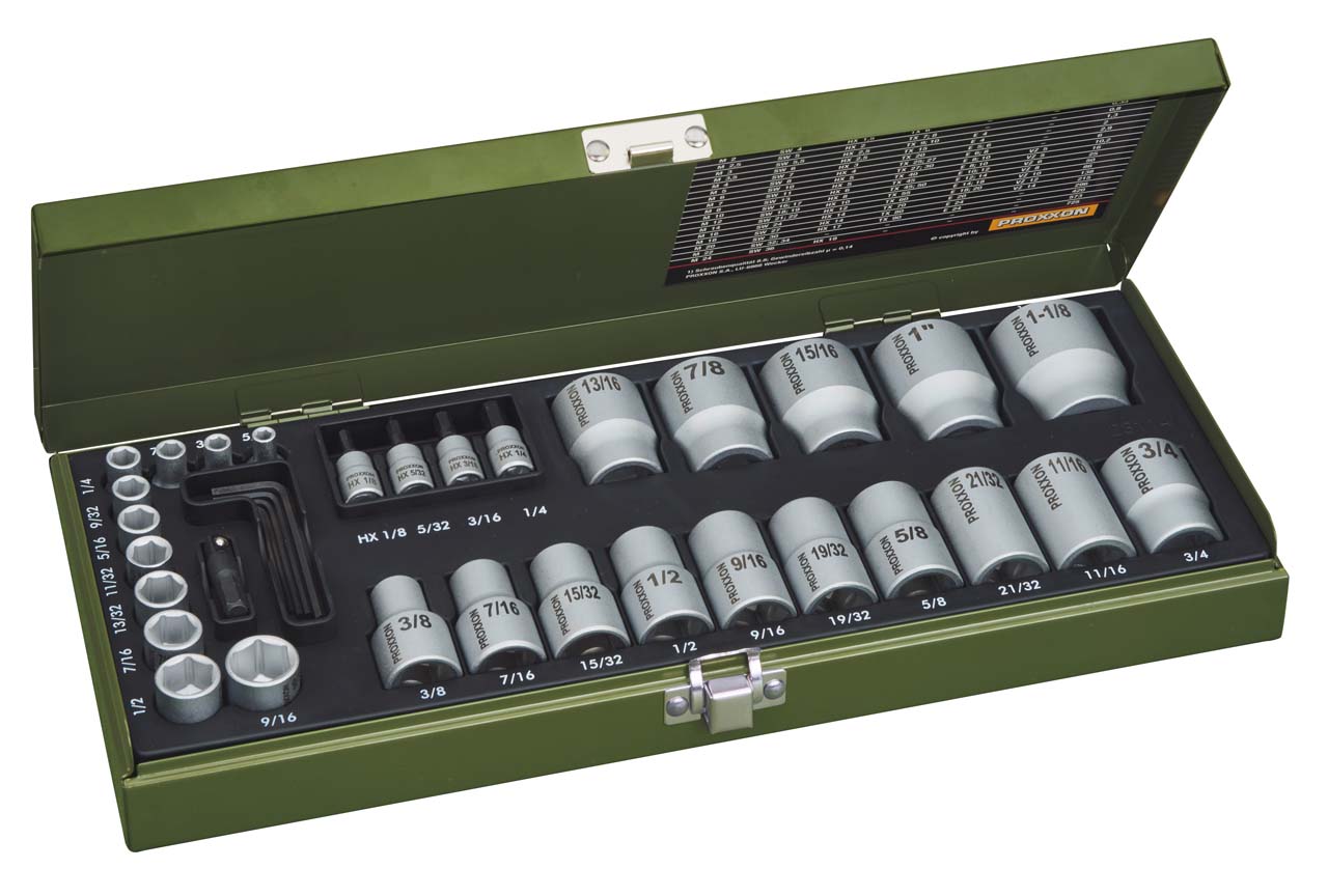 "GRT. NASADNIH KLJUČEVA 1/4'' I 1/2"" COLNA 5/32""-1 1/8""-36 dj."