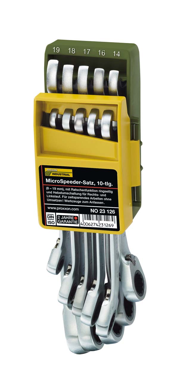 GRT. KLJUČEVA KOMBINIRANIH MICRO-SPEEDER 8-19 mm/ 10 kom.