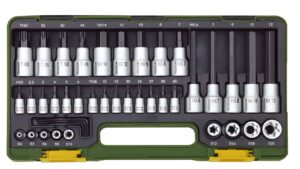 "GRT. NASADNIH KLJUČEVA TX/HX, 1/4""+1/2"" (42 kom.)"