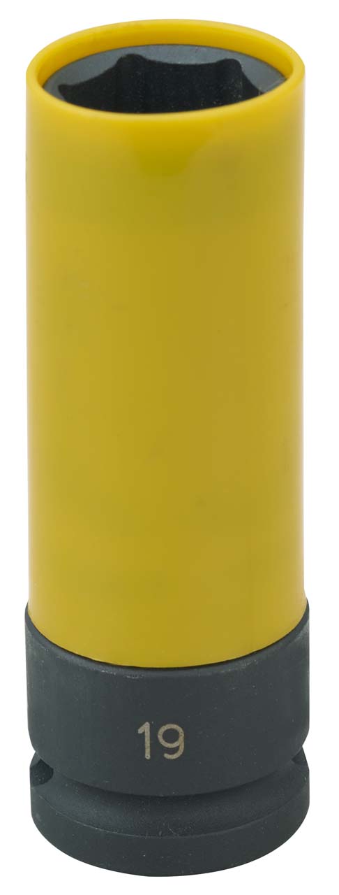 "KLJUČ NASADNI UDARNI ZA ALU 1/2"" - 19 mm/ 85 mm s PVC zašt."