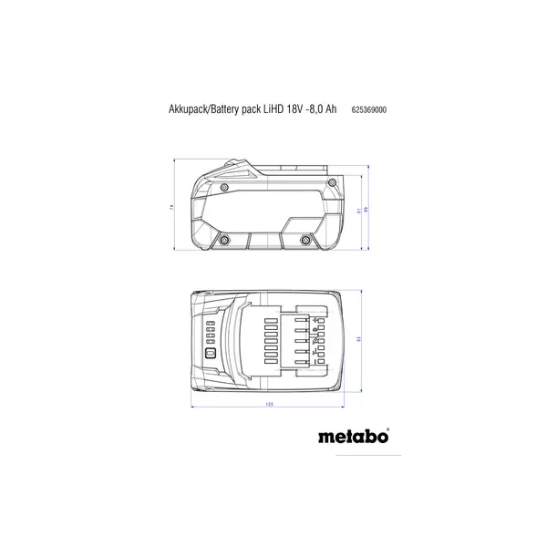 LiHD Battery pack 18 V - 10.0 Ah (625549000)