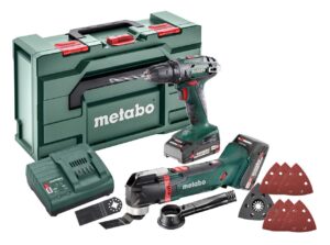 MET6.85081.000 COMBO SET 2.6.1 18V (BS 18 + MT 18 ; 2x2.0 Ah, metaBOX 165 L, Access.MT)
