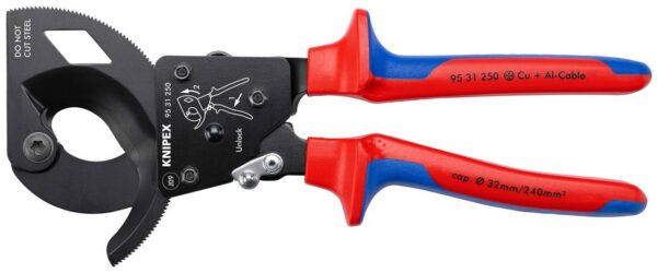 ŠKARE 250mm ZA KABELE 240mm2/ fi 32 mm