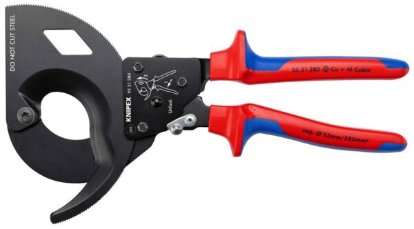 ŠKARE 280mm ZA KABELE 380mm2/ fi 52 mm
