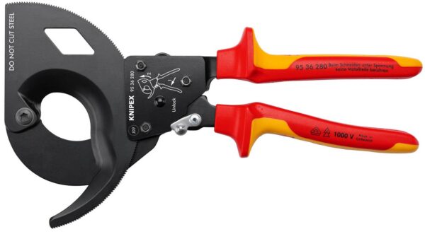 ŠKARE 280mm ZA KABELE VDE 380mm2 / fi 52 mm
