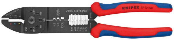 KLIJEŠTA ZA KABEL STOPICE IZOLIRANE+NEIZOLIRANE 0,5-6 mm2