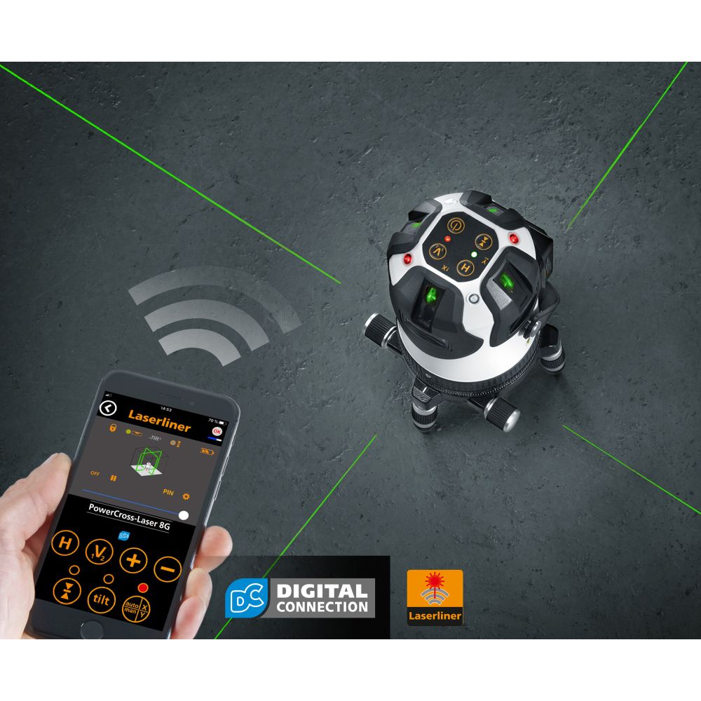 LL-032.90L LASER KRIŽNI PowerCross-Laser 8G