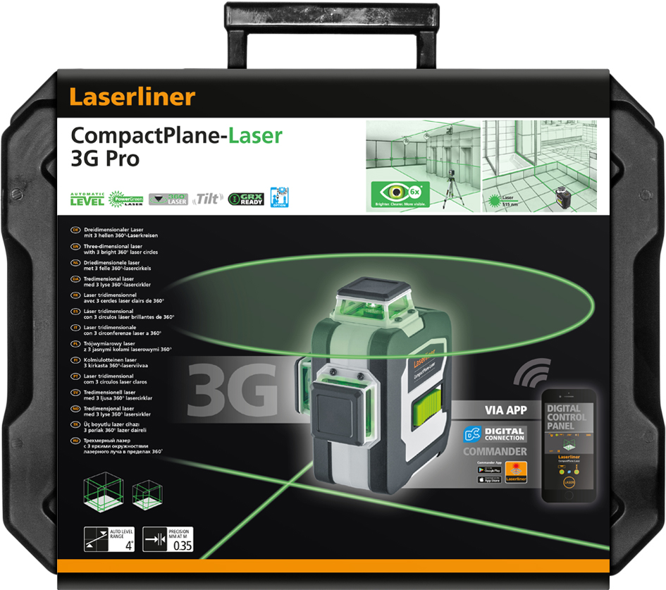 CompactPlane-Laser 3G Pro - Trodimenzionalni laser