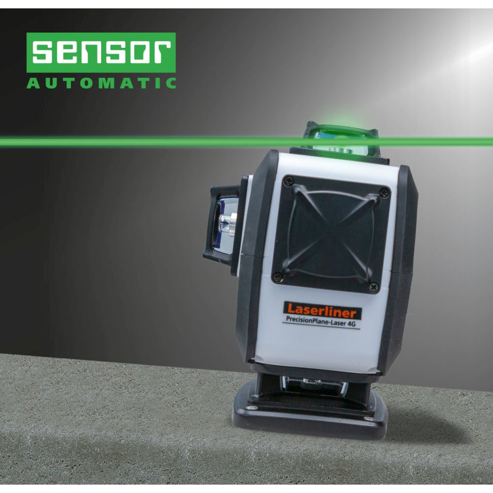 PrecisionPlane-Laser 4G Pro - Cross-linijski laser s ?etiri vrlo vidljiva zelena 36
