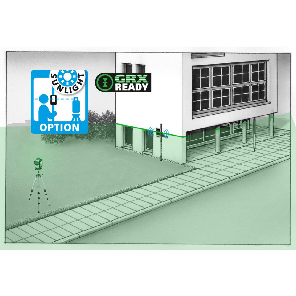 PrecisionPlane-Laser 4G Pro - Cross-linijski laser s ?etiri vrlo vidljiva zelena 36