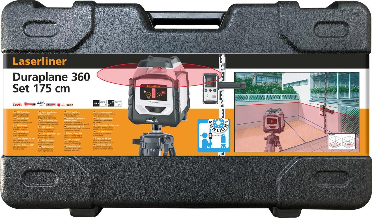Duraplane 360 Set 175 cm - 360°-hibridni laser