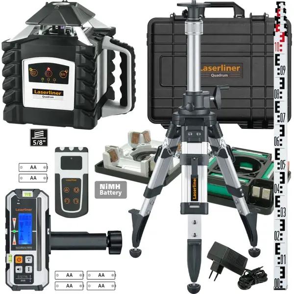 LL-053.00.09-2 LASER ROTACIJSKI Quadrum M350 S SET 1 LT/ + Stativ P 175 cm+LT štap 5m