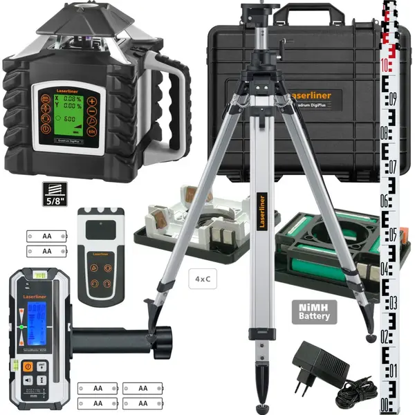 LL-053.350-2 LASER ROTACIJSKI Quadrum DigiPlusDM350 S SET 1 LT/ + Stativ P 175 cm+LT štap 5m