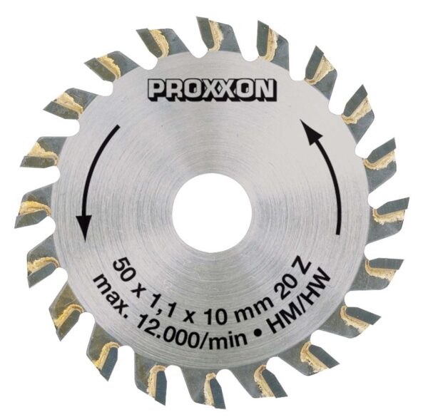 LIST KRUŽNE PILE 50x1,1x10mm, HM 20 ZUBA