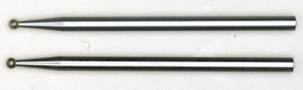 ŠTIFT BRUSNI, DIJAMANT 1,0mm KUGLASTI, 2kom