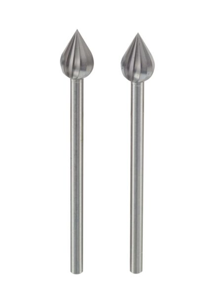ŠTIFT ZA GLODANJE 6,0mm OBLIK PLAMENA 2kom.