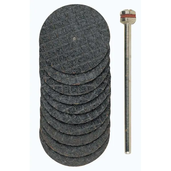 PLOČA REZNA ZA INOX I OB.METALE 22x0,8mm 10kom. + DRŽAČ