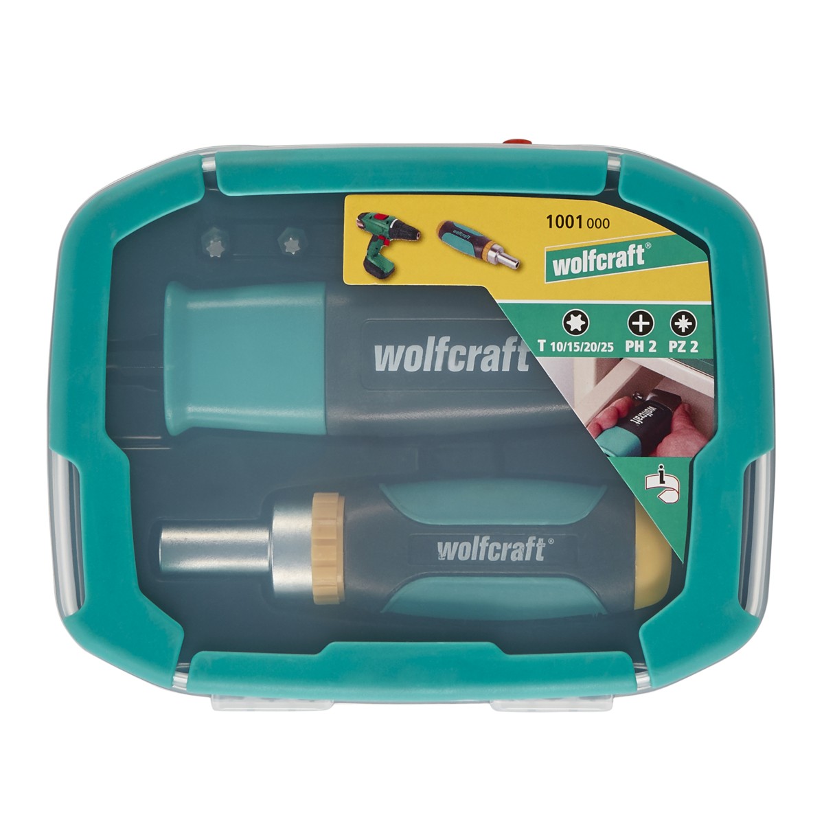 WOLFCRAFT komplet odvijača za ladice, 8-dij.