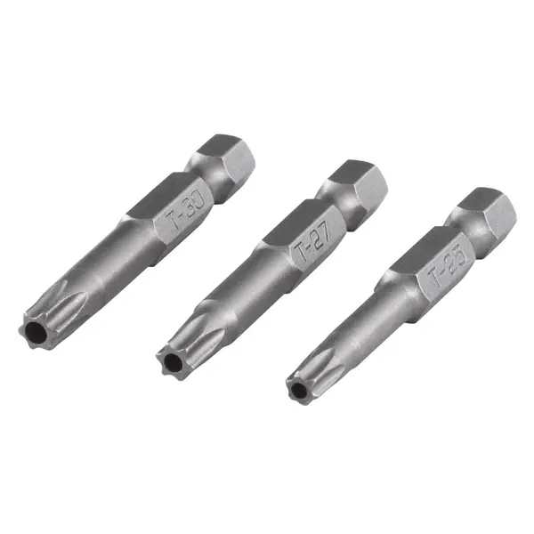 WOLFCRAFT komplet bit nastavaka, TORX® s provrtom, 3-dij.