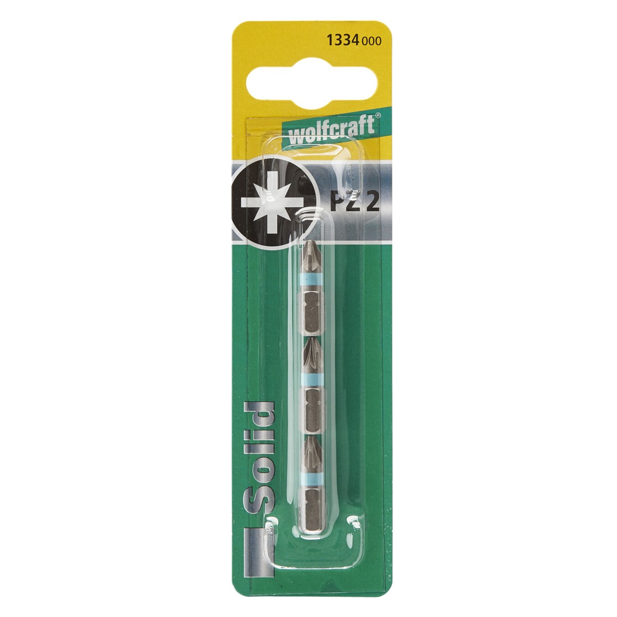 WOLFCRAFT bit nastavci Solid, križni prorez (PZ)
