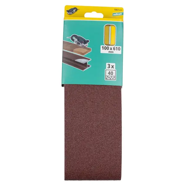 WOLFCRAFT brusne trake od platna 100 x 610 mm