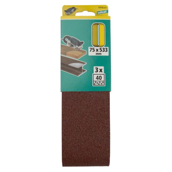 TRAKA BRUSNA 75X533mm/GR.40/ 3kom