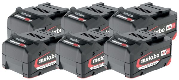 MET6.25151.000 BATERIJA 18V BASIC SET 6x4,0 Ah Li