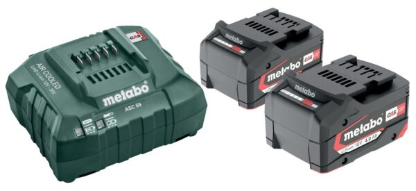 MET6.85050.000 BATERIJA 18V 2x4,0Ah Li plus PUNJAČ