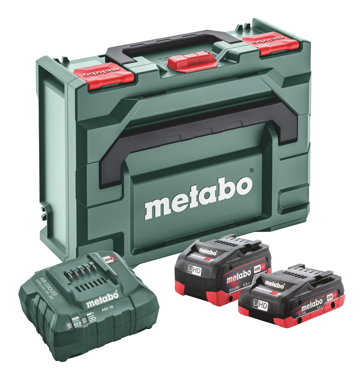 MET6.85136.000 BATERIJA 18V 1x4,0Ah , 1x5,5 LiHD  plus PUNJAČ