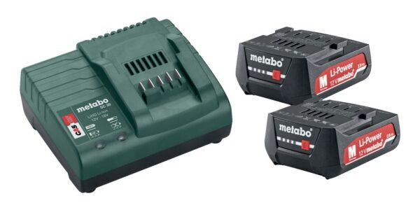 MET6.85300.000 BATERIJA 12V BASIC SET 2x2,0 Ah Li plus PUNJAČ