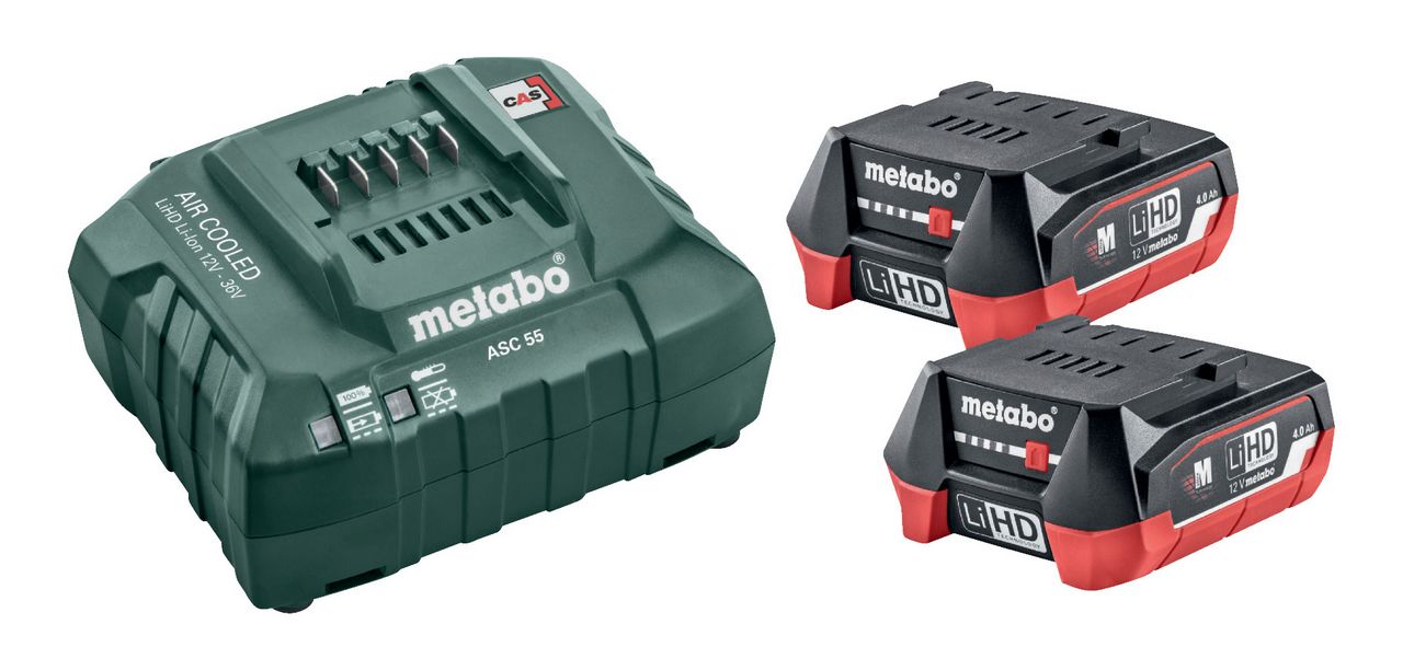 MET6.85301.000 BATERIJA 12V BASIC SET x4,0 Ah LiHD plus PUNJAČ