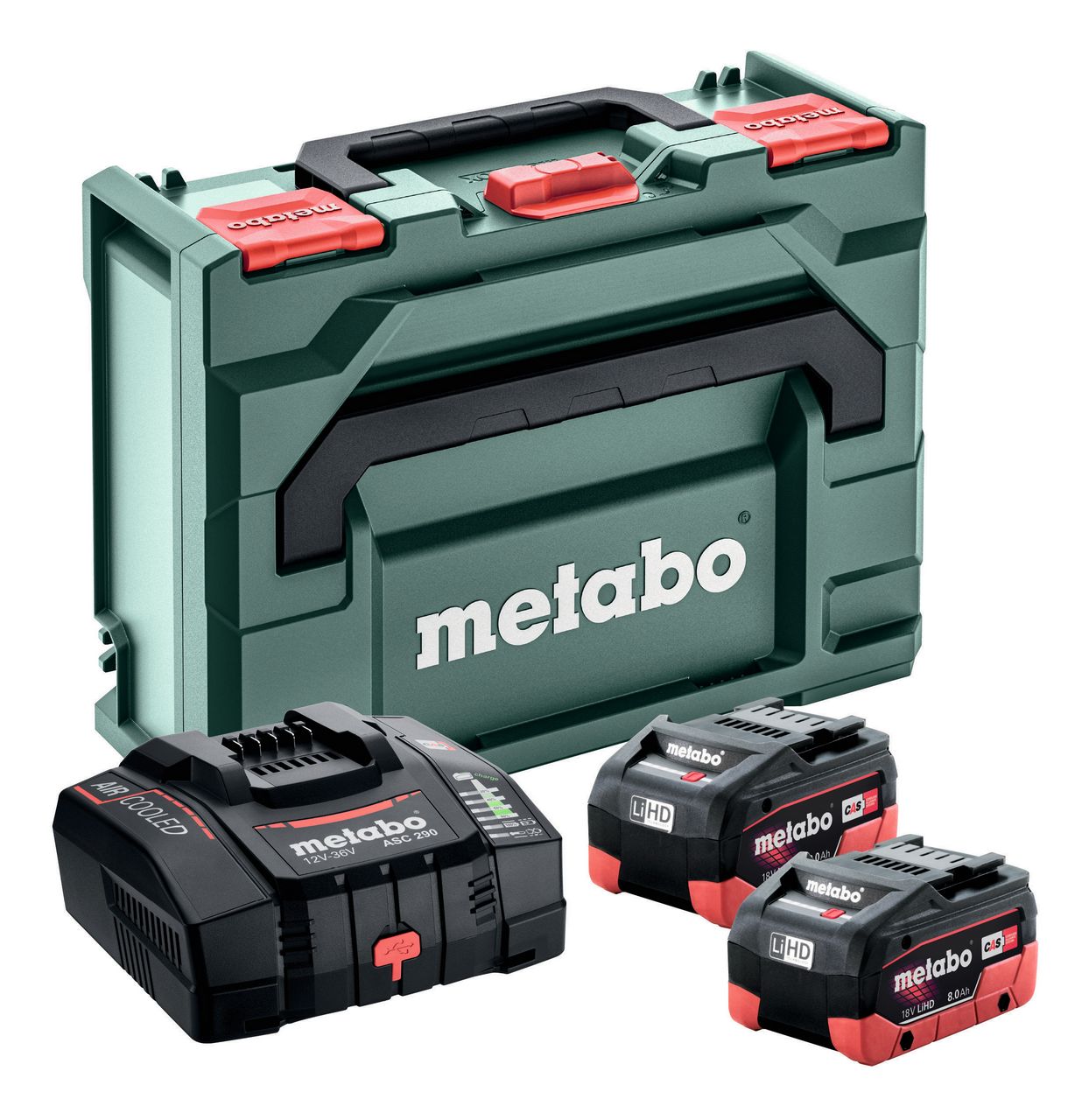 MET6.85303.000 BATERIJA Basic-Set 2 X LIHD 8,0 AH ASC 290 + METABOX 145 NOVO!