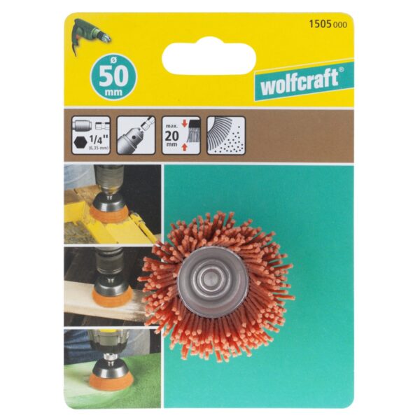 ČETKA LONČASTA NYLON 50 mm PRIHVAT 1/4"