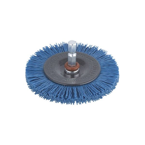 ČETKA NAJLON 1/4" PLAVA FI 75